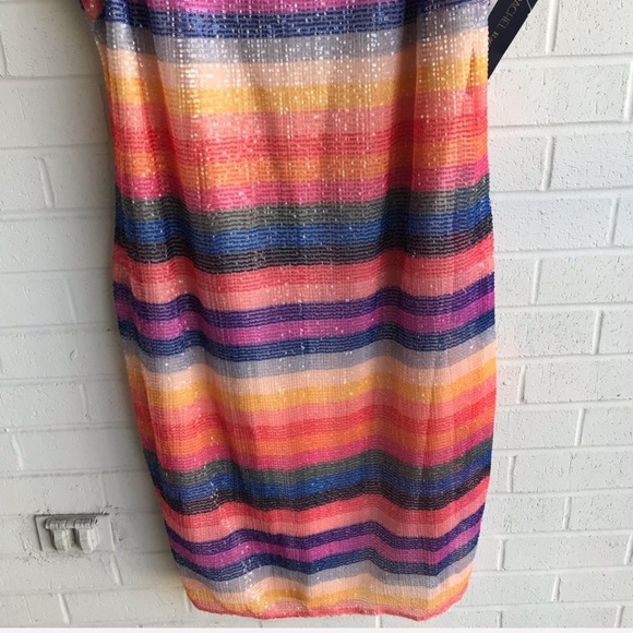 Rachel Rachel Roy Caroline Rainbow Sequin Dress - Picture 2 of 4
